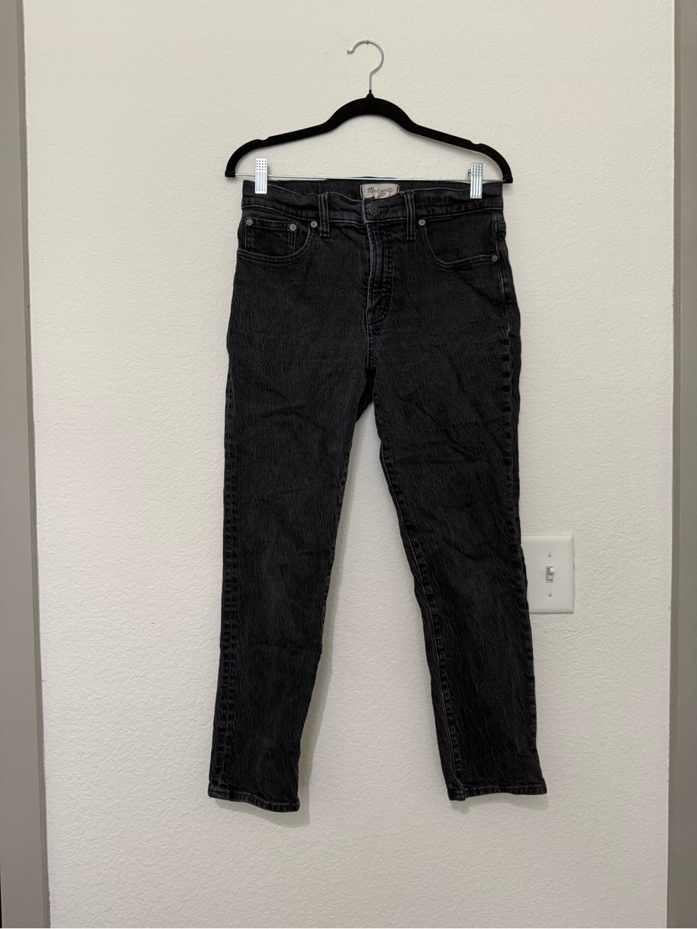 Madewell Black Mid-Rise Perfect Vintage Jeans